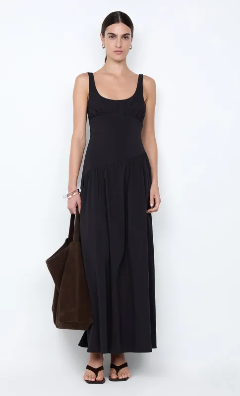 REID ASYM MAXI DRESS - BLACK sold by bec + bridge