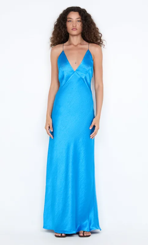 ARIAHN MAXI DRESS - MID BLUE sold by bec + bridge