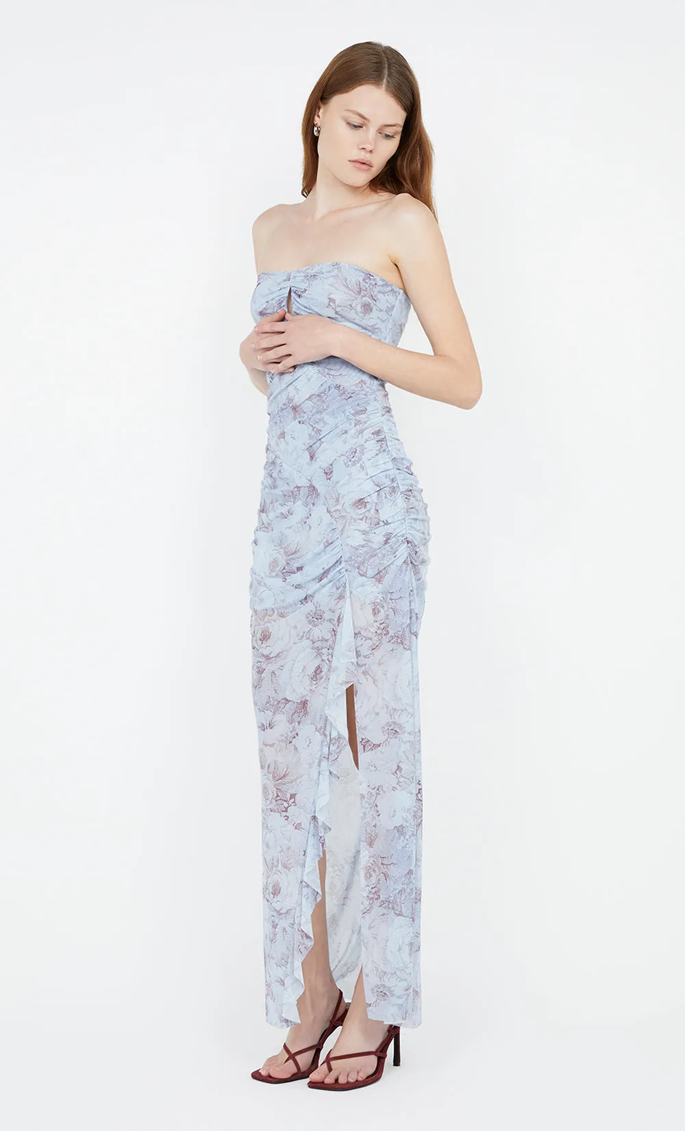 DANICA STRAPLESS DRESS - CHAMBRAY ROSE sold by bec + bridge product image thumbnail 2