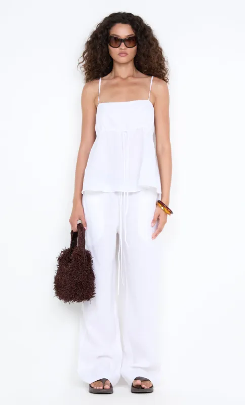 ELYCE CAMI  - WHITE sold by bec + bridge