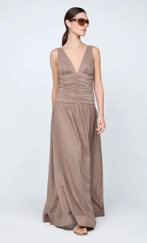 MARLOWE MAXI DRESS - TAUPEE made by bec + bridge