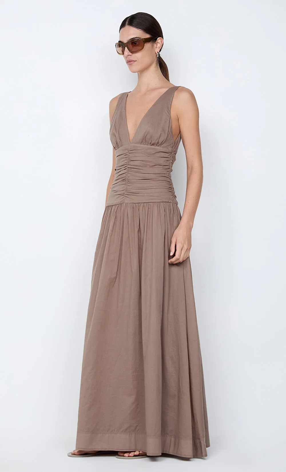 MARLOWE MAXI DRESS - TAUPEE sold by bec + bridge product image thumbnail 3