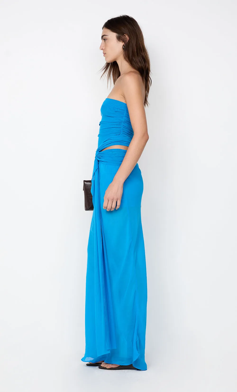 JEHNAYA STRAPLESS MAXI DRESS - ASTER BLUE sold by bec + bridge product image thumbnail 3