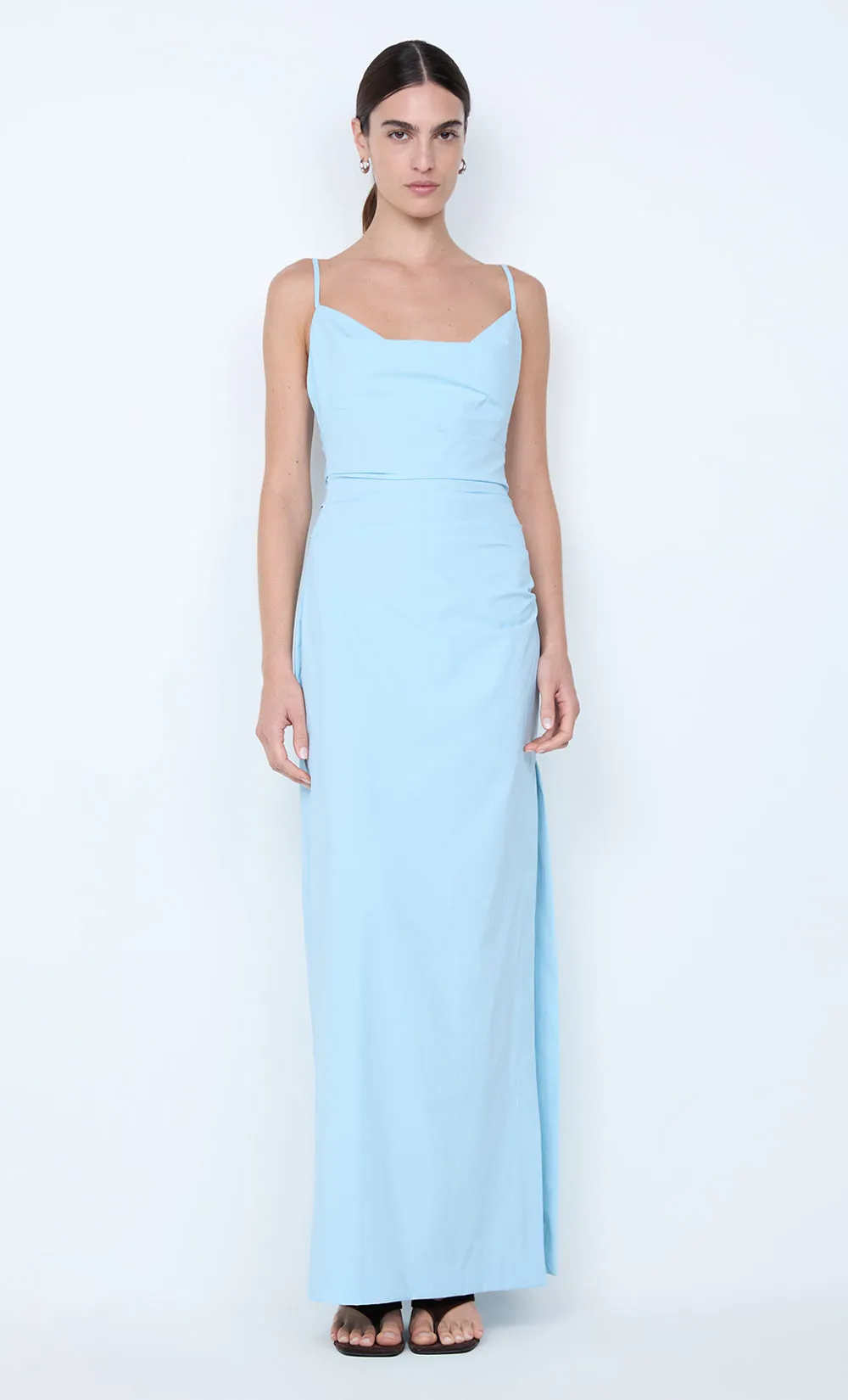 LYANA COWL NECK MAXI DRESS - SKY BLUE sold by bec + bridge product image thumbnail 2