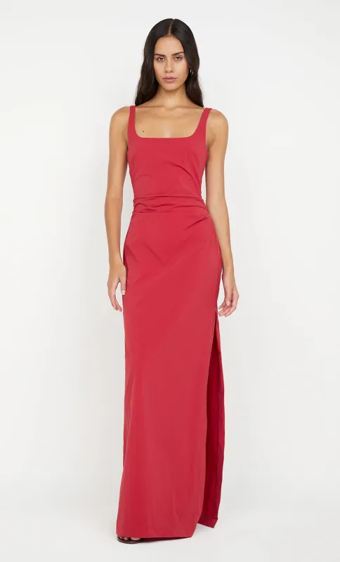 DANTE TUCK MAXI DRESS - CHERRY sold by bec + bridge