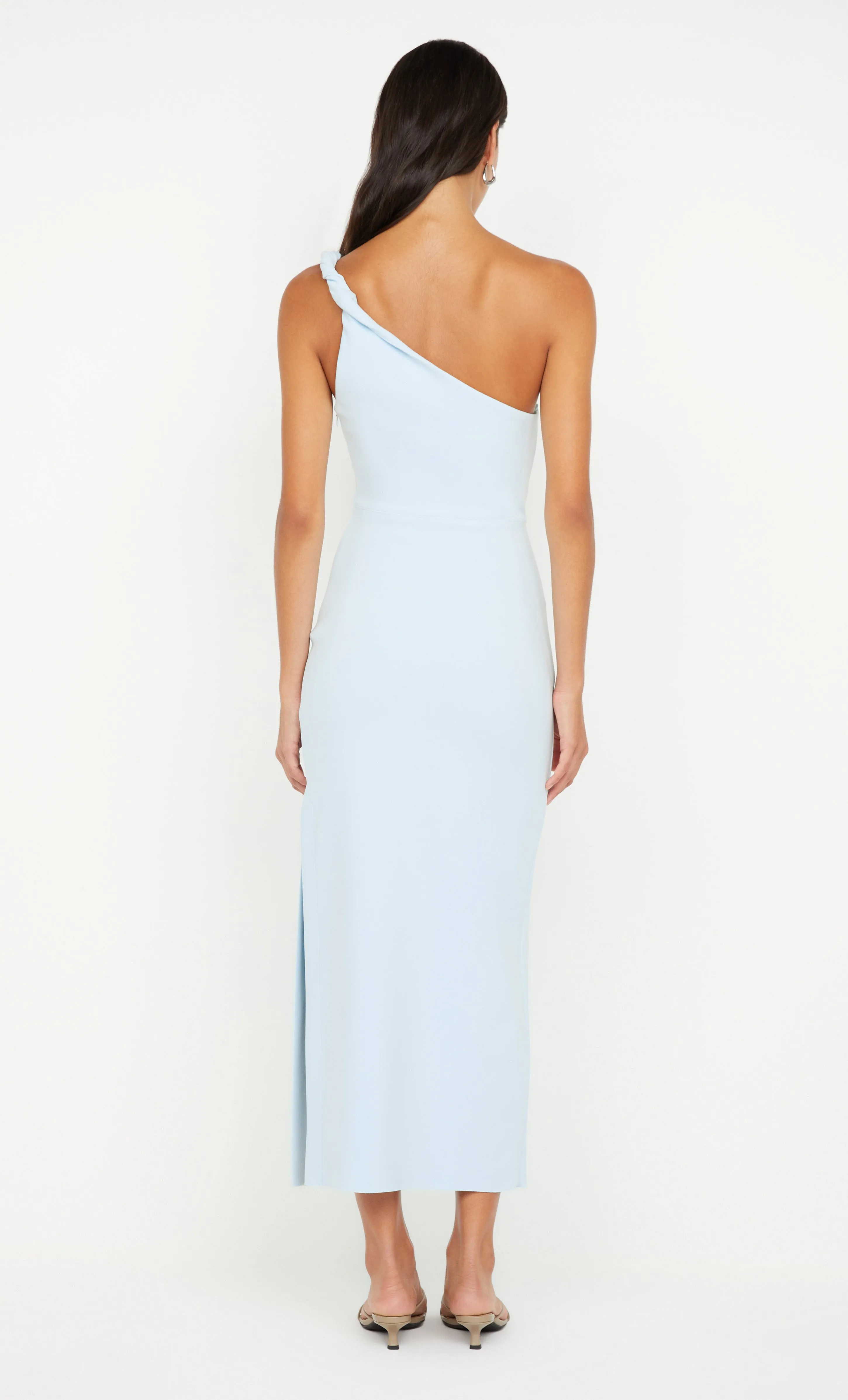 ARIVEN ASYM MIDI DRESS - SKY BLUE sold by bec + bridge product image thumbnail 3