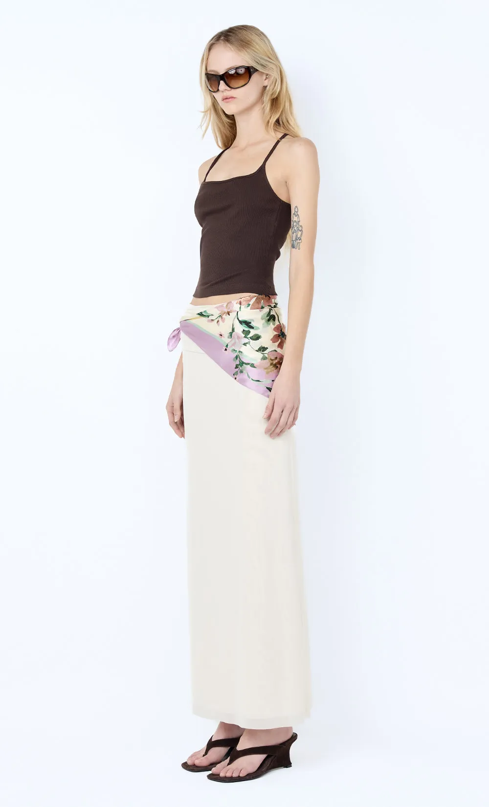 AYLA TANK - DARK CHOCOLATE sold by bec + bridge product image thumbnail 2