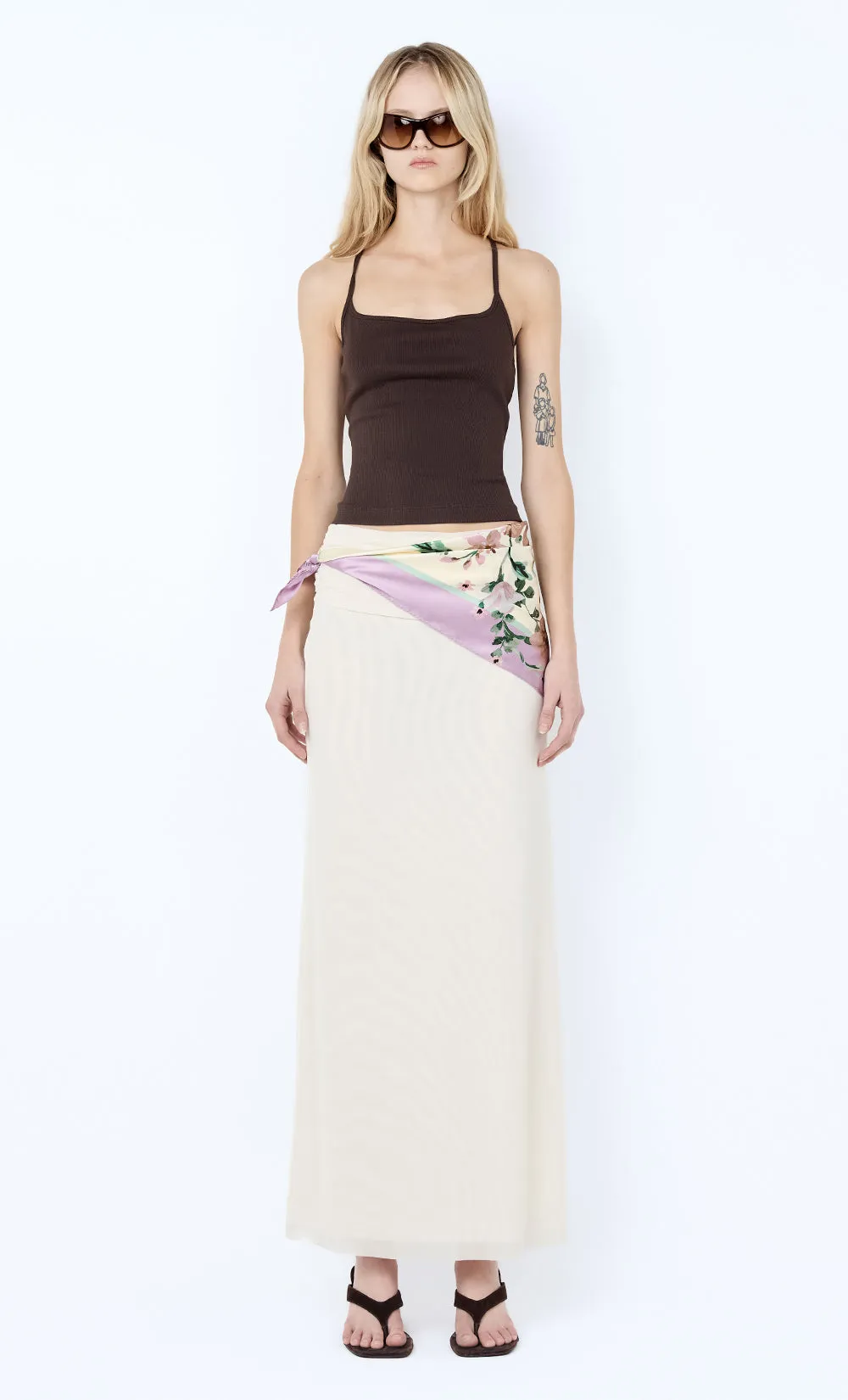 AYLA TANK - DARK CHOCOLATE sold by bec + bridge