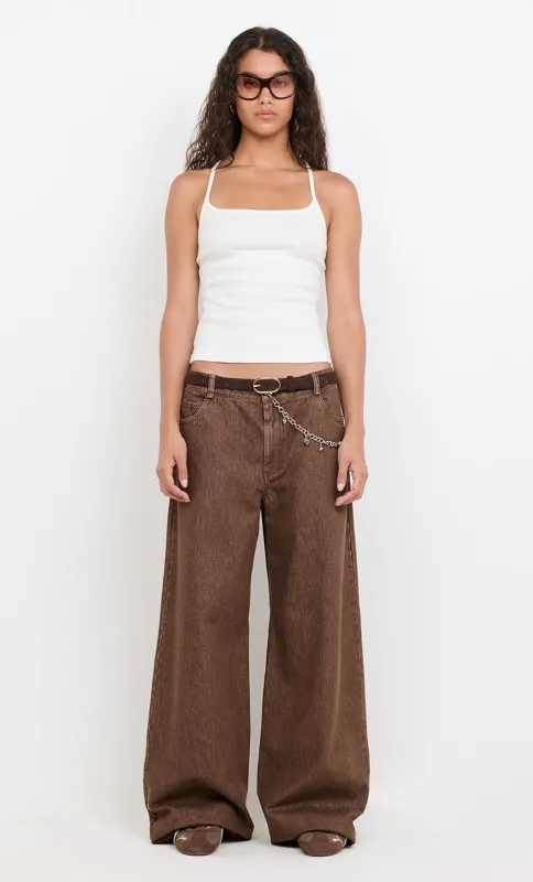 AYLA TANK - IVORY sold by bec + bridge