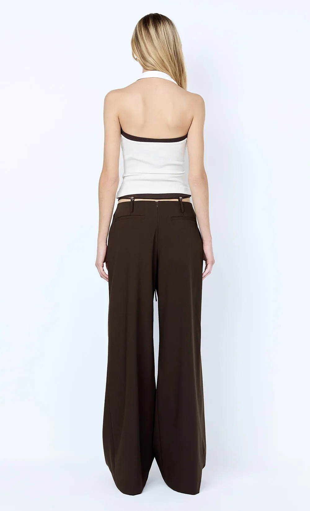 ALBI BEADED PANT - ESPRESSO sold by bec + bridge product image thumbnail 3