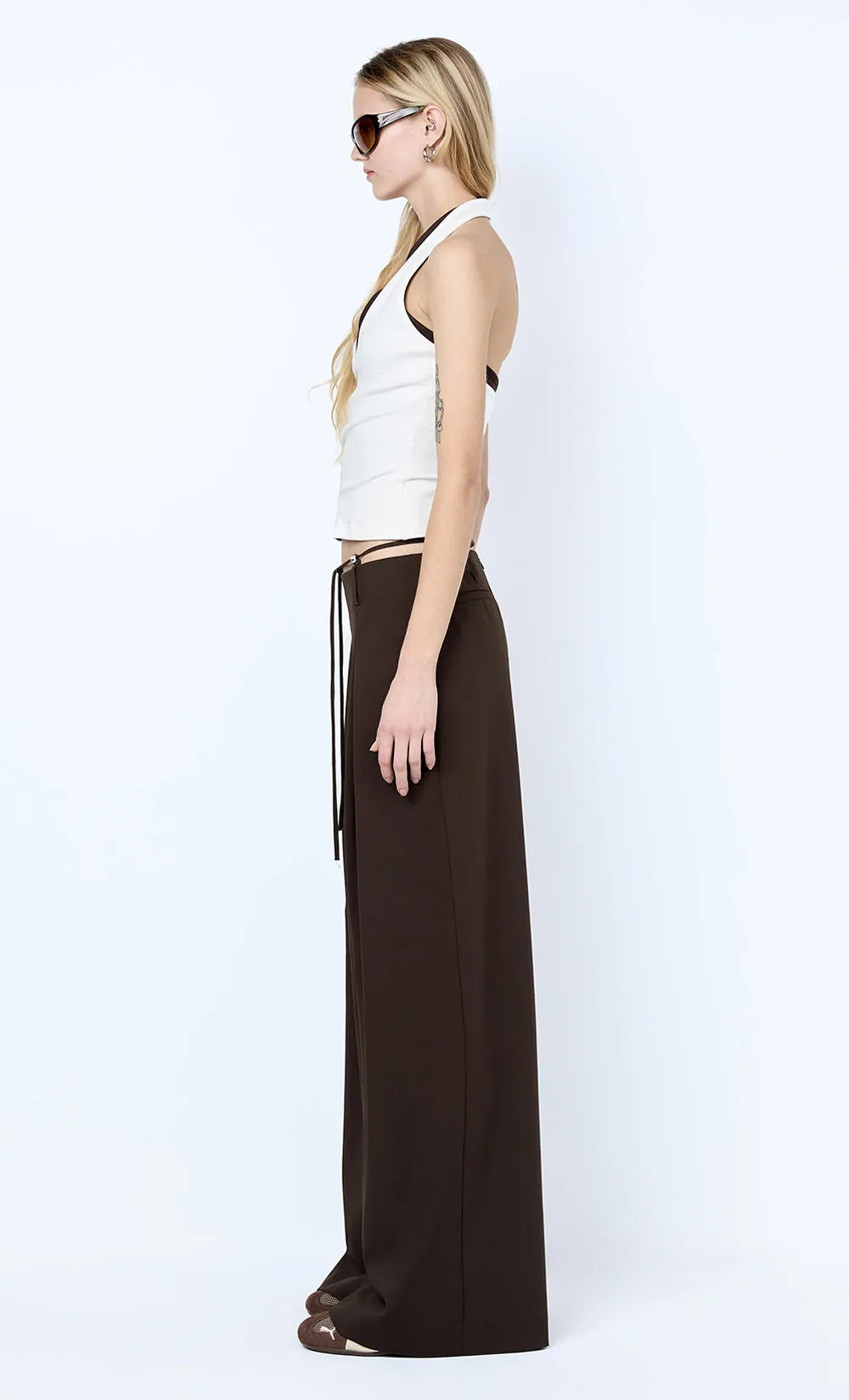 ALBI BEADED PANT - ESPRESSO sold by bec + bridge product image thumbnail 4