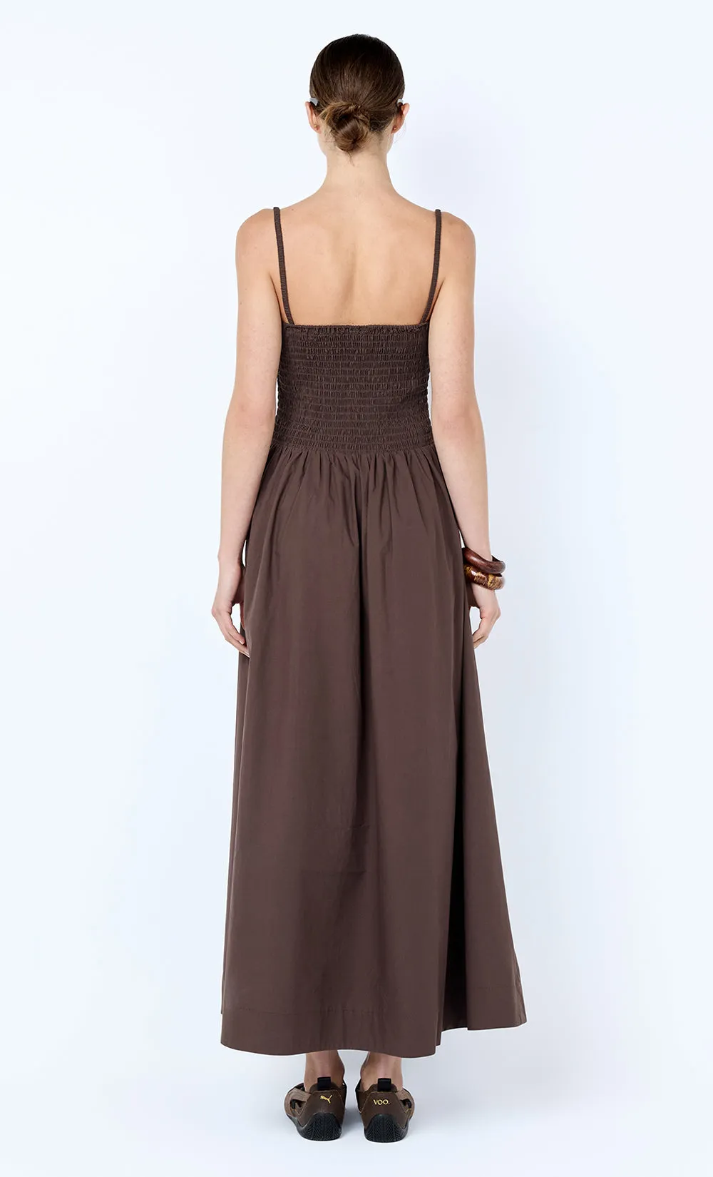 MARCELINE MAXI DRESS - DARK CHOCOLATE sold by bec + bridge product image thumbnail 4