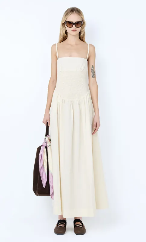 MARCELINE MAXI DRESS - CREAM sold by bec + bridge