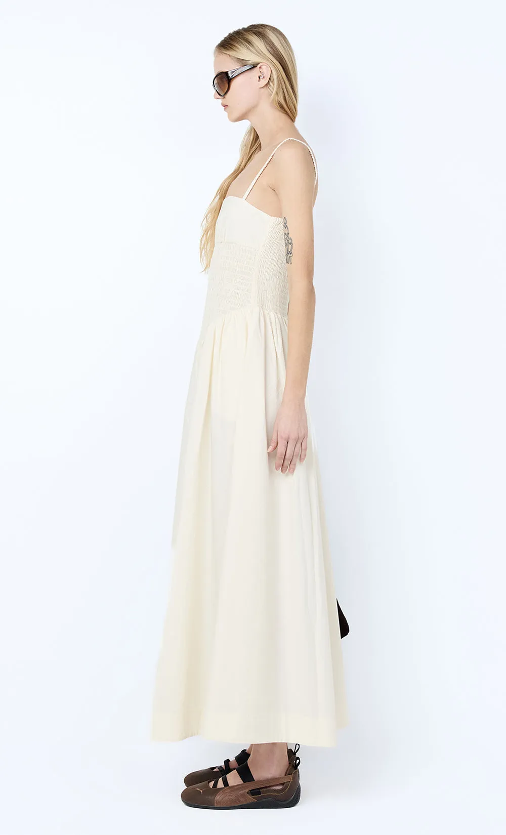 MARCELINE MAXI DRESS - CREAM sold by bec + bridge product image thumbnail 3