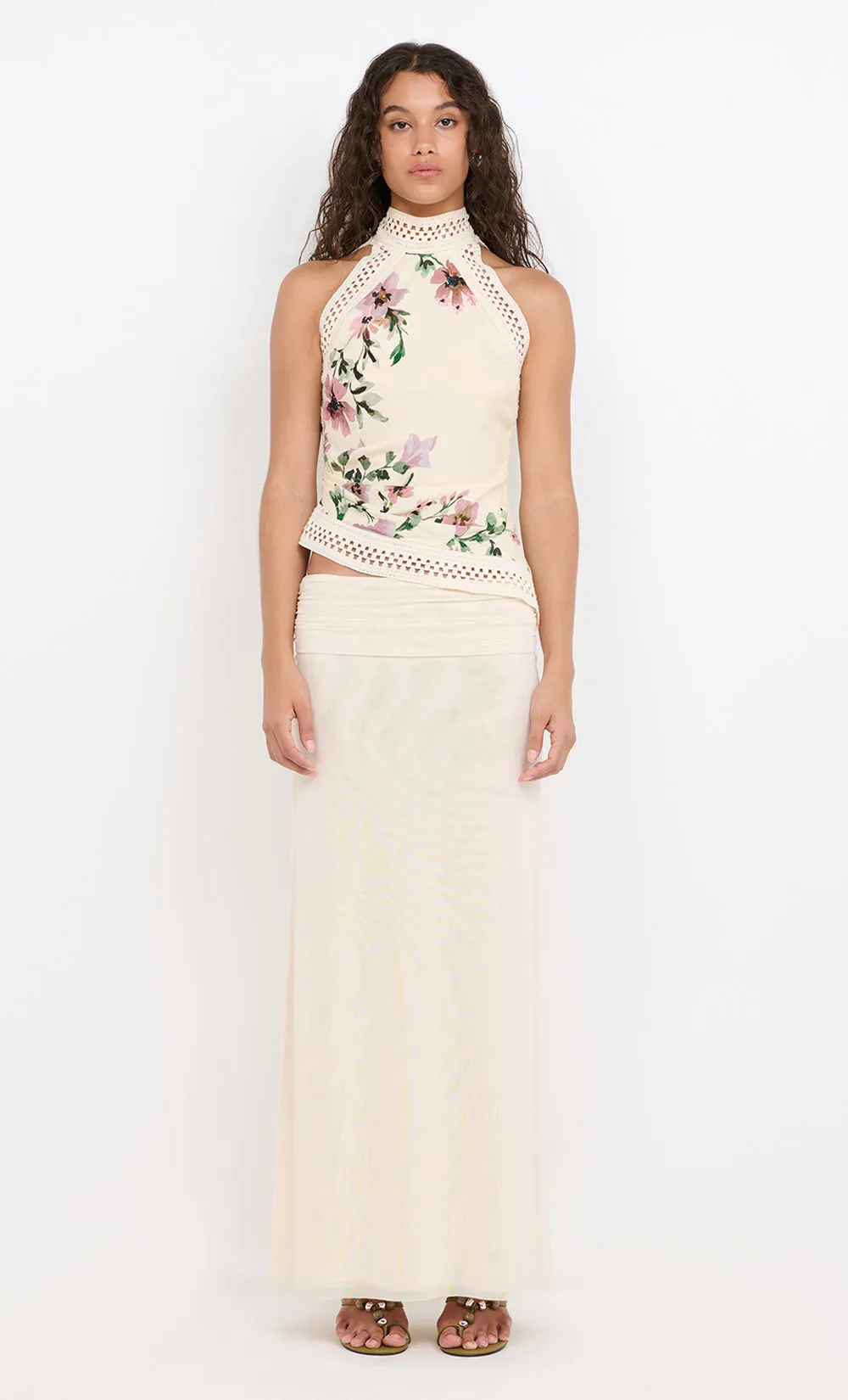 EVA MAXI SKIRT - SNOW sold by bec + bridge