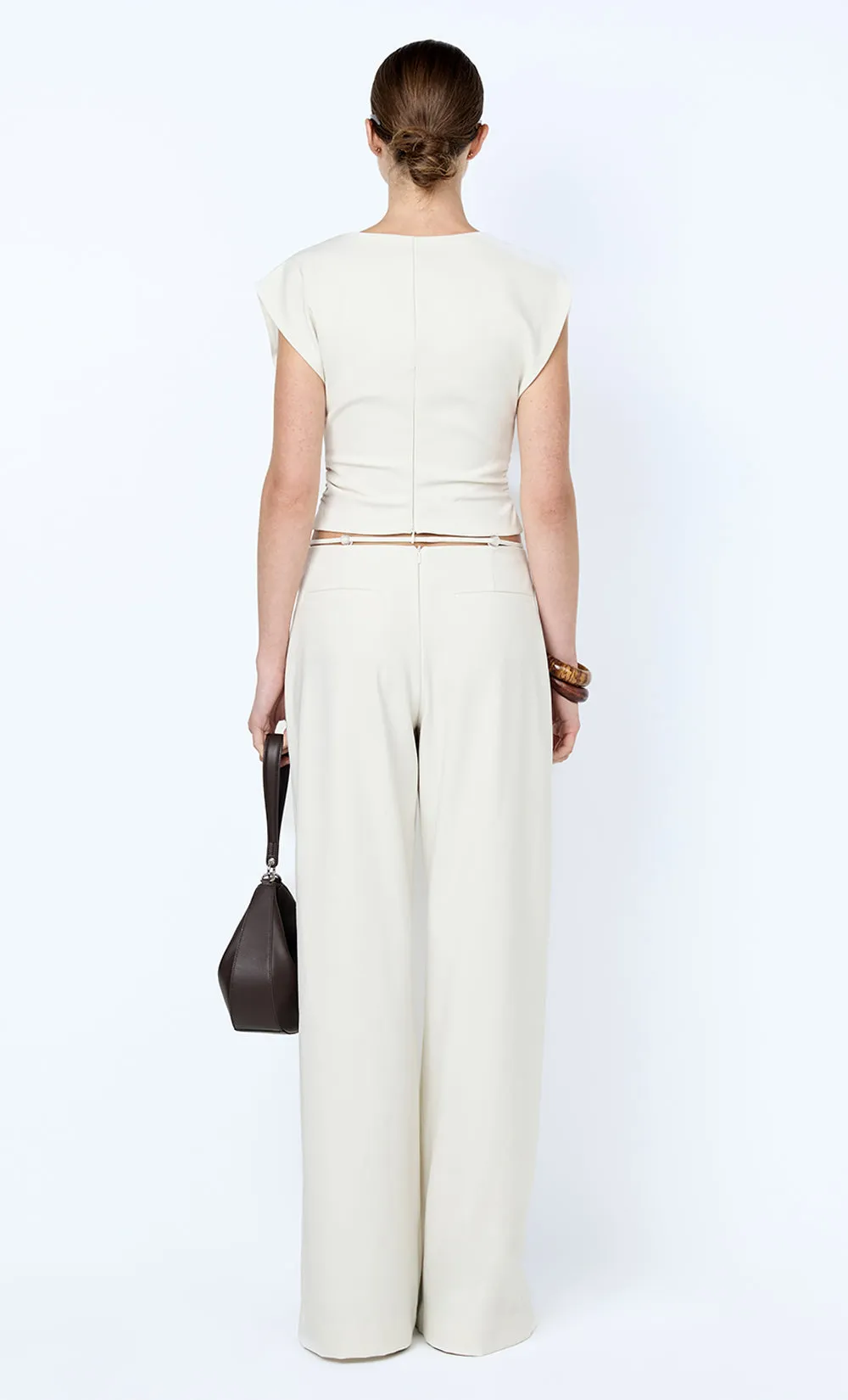 DEVYN COWL TOP - CREAM sold by bec + bridge product image thumbnail 4