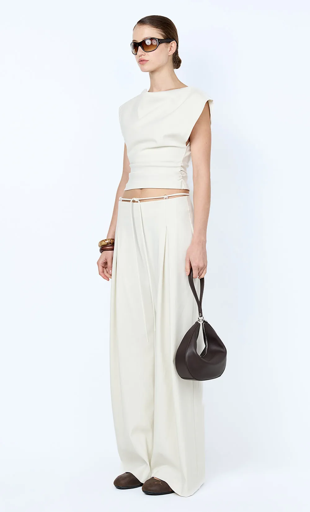 DEVYN COWL TOP - CREAM sold by bec + bridge product image thumbnail 2