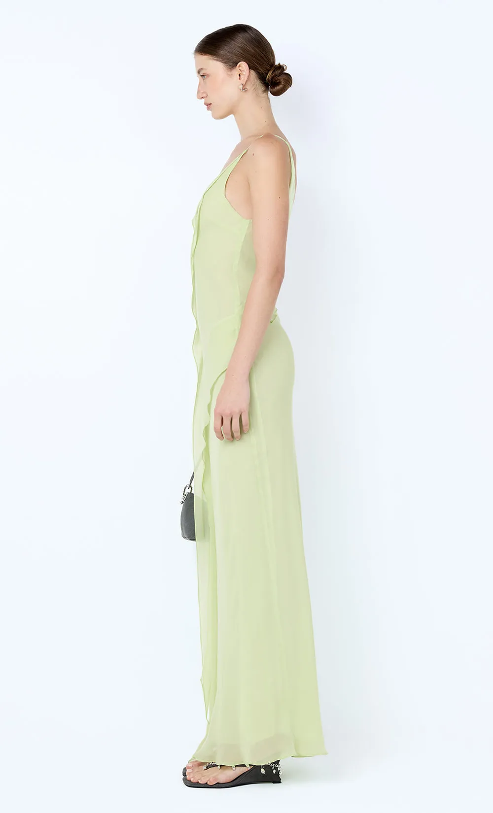 SABRINA ASYM MAXI DRESS - WASABI sold by bec + bridge product image thumbnail 5