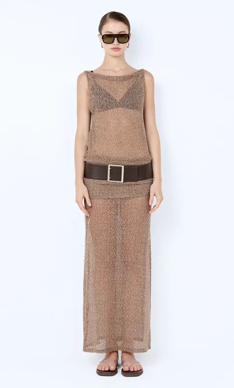 PASCAL MAXI DRESS - CHOC MARLE sold by bec + bridge