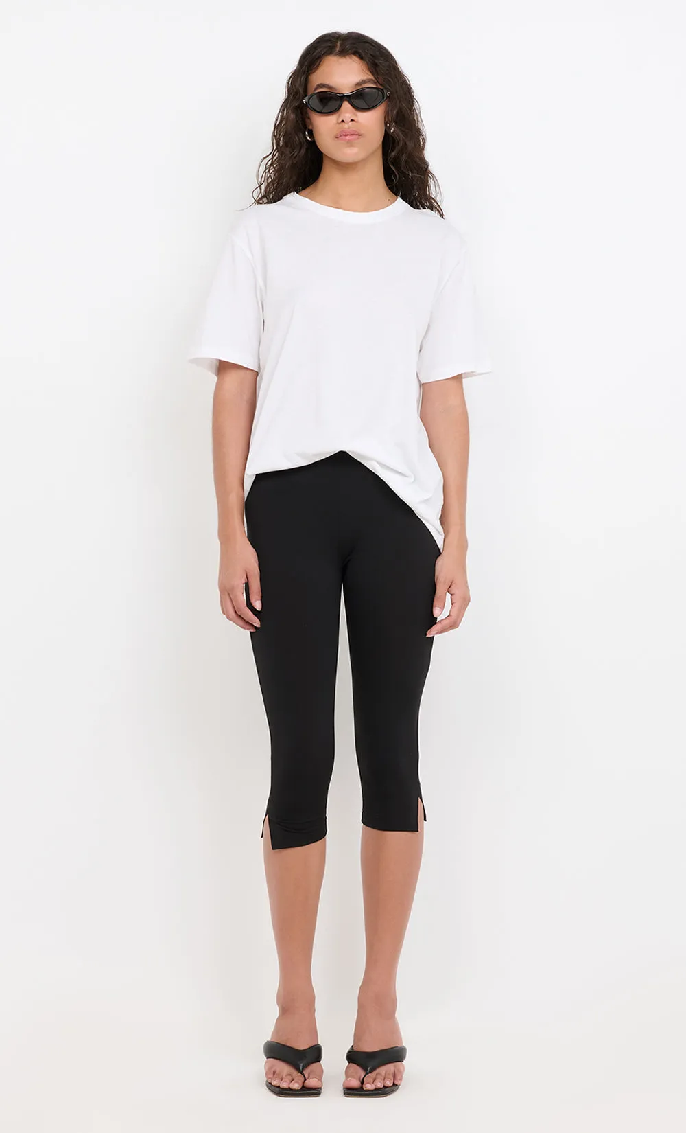 AUDREY CAPRI PANT - BLACK sold by bec + bridge