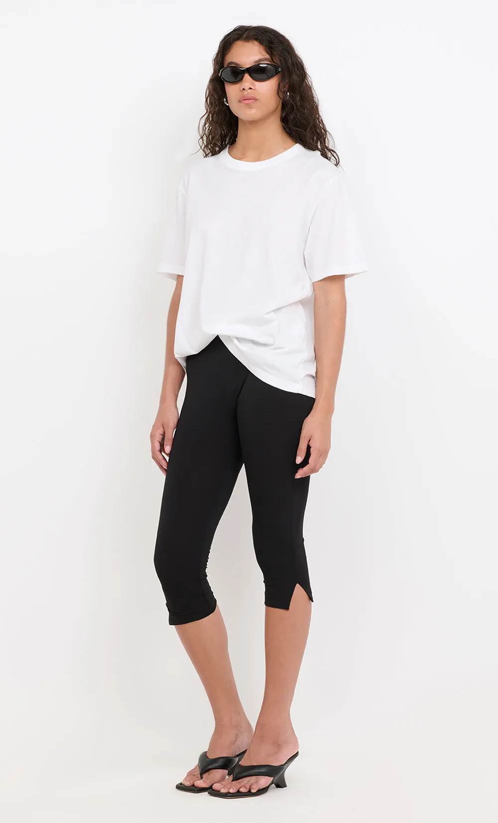 AUDREY CAPRI PANT - BLACK sold by bec + bridge product image thumbnail 2