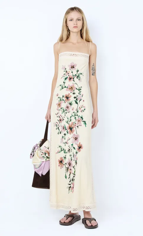 CAMELIA MAXI DRESS - CREAM GARDENIA FLORAL sold by bec + bridge