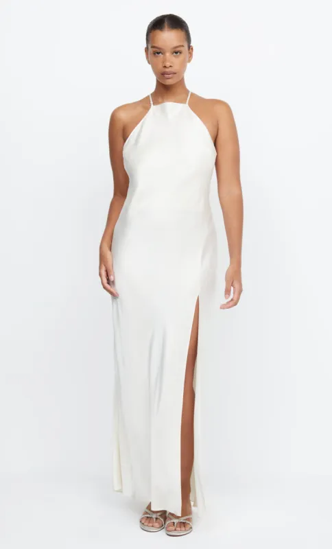 ADORE HALTER MAXI DRESS - CREAM sold by bec + bridge