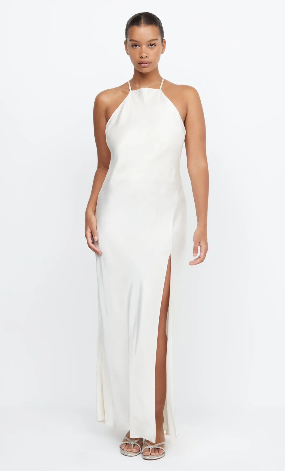 ADORE HALTER MAXI DRESS - CREAM sold by bec + bridge
