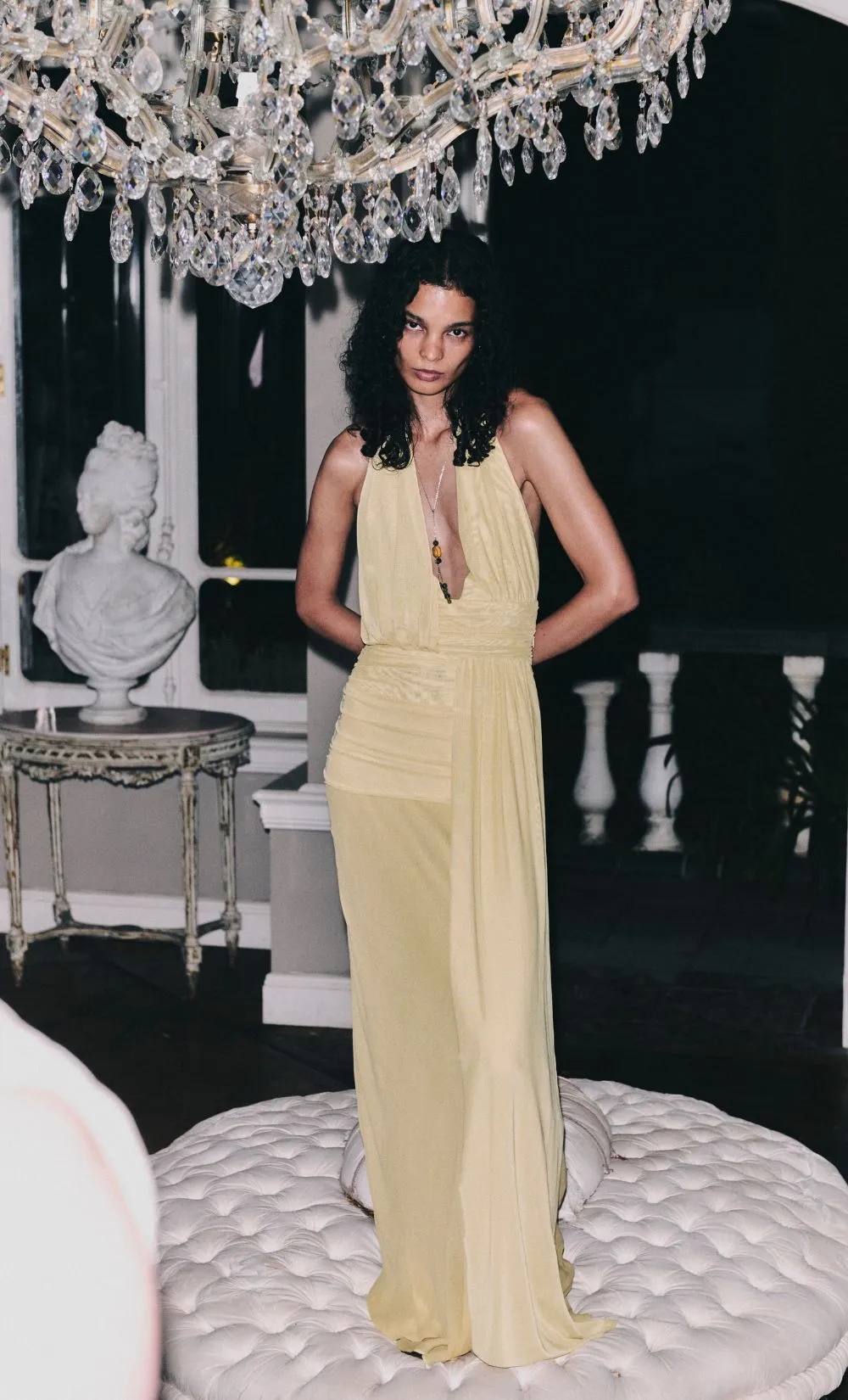 CASSIS DRAPE MAXI DRESS - CITRON sold by bec + bridge product image thumbnail 2