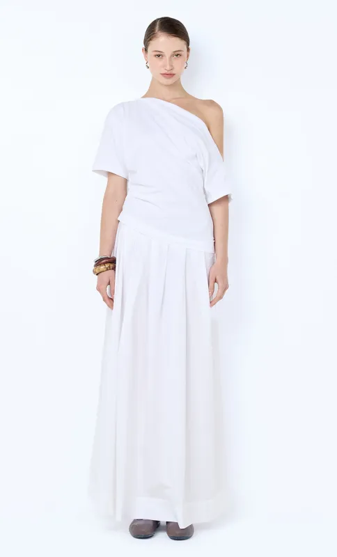 CHANTAL OFFSHOULDER MAXI DRESS - WHITE sold by bec + bridge