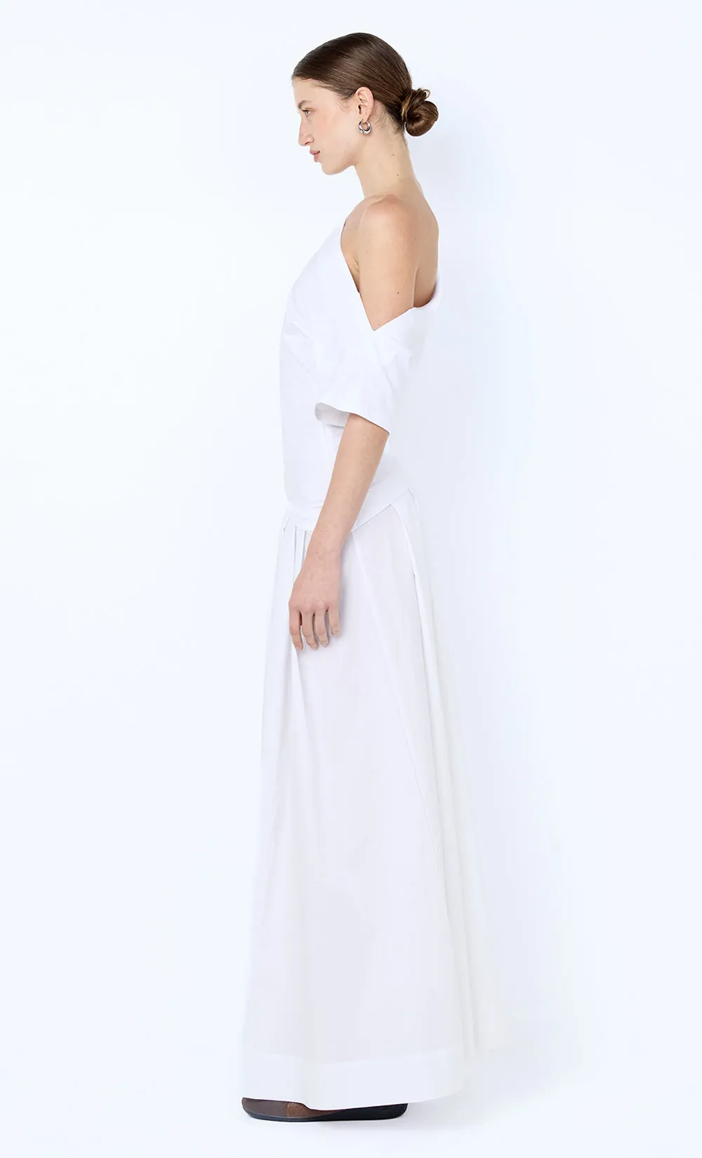 CHANTAL OFFSHOULDER MAXI DRESS - WHITE sold by bec + bridge product image thumbnail 2
