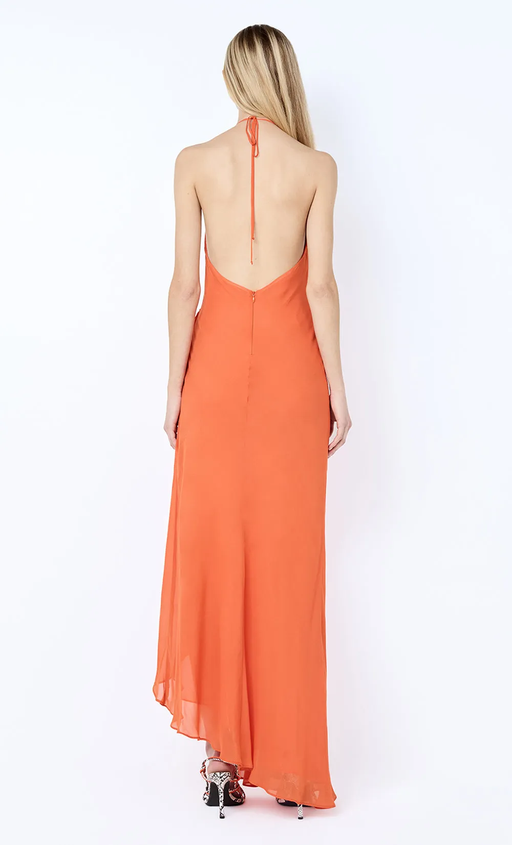 SABRINA DRAPE MAXI DRESS - PERSIMMON sold by bec + bridge product image thumbnail 4