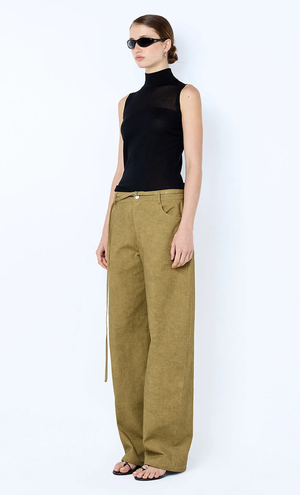 MELROSE SLEEVELESS SKIVVY - BLACK sold by bec + bridge product image thumbnail 2