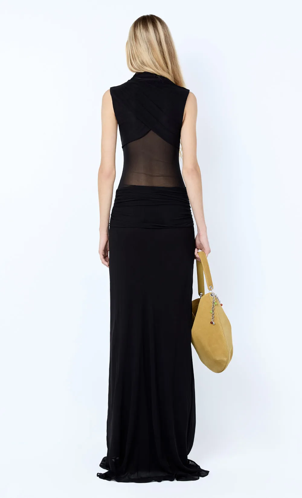CASSIS KNOT MAXI DRESS - BLACK sold by bec + bridge product image thumbnail 4