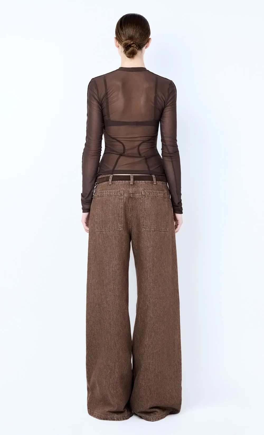 KINLEY JEAN - CHOCOLATE sold by bec + bridge product image thumbnail 4