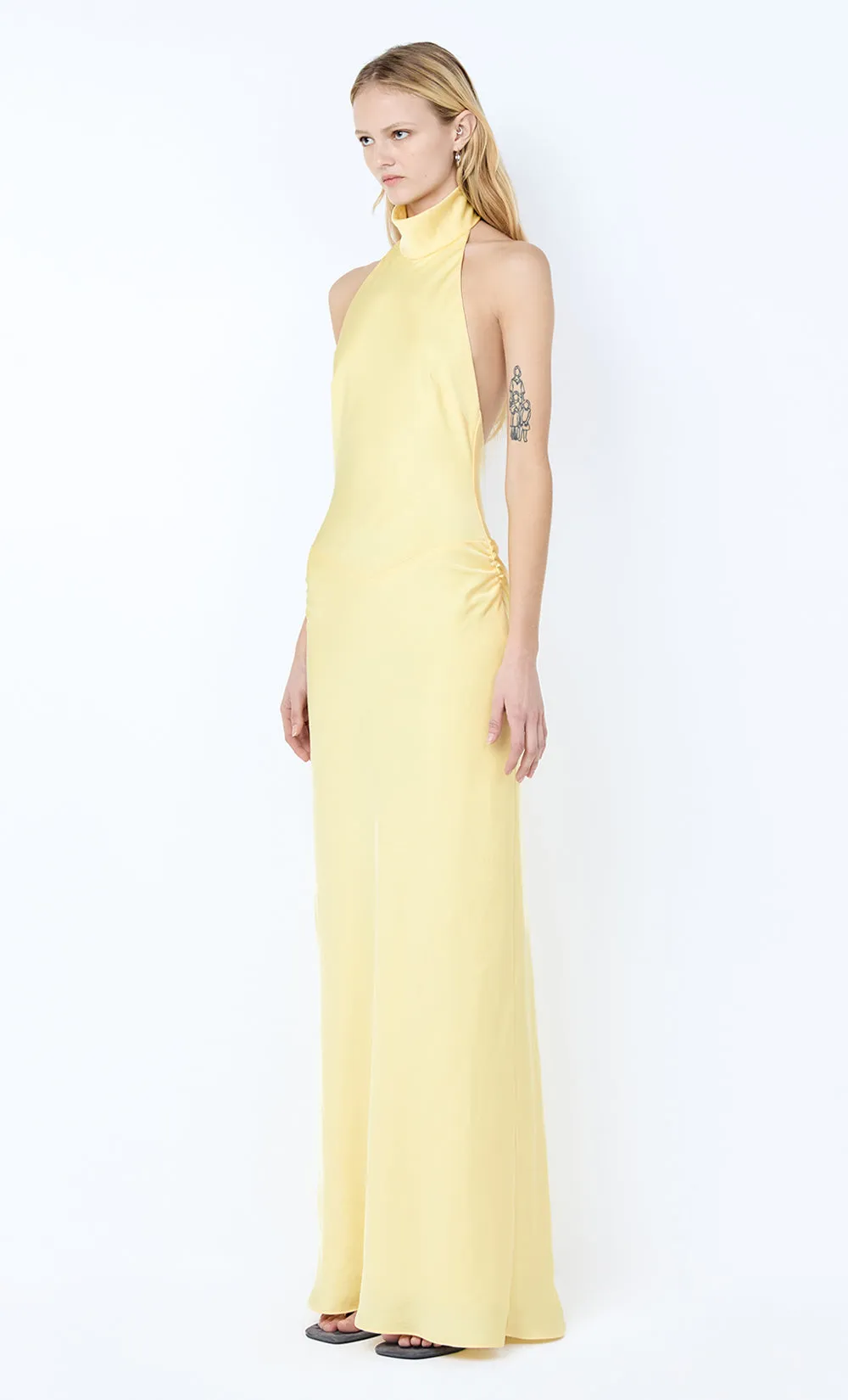 LISETTE HALTER MAXI DRESS - CITRON sold by bec + bridge product image thumbnail 2