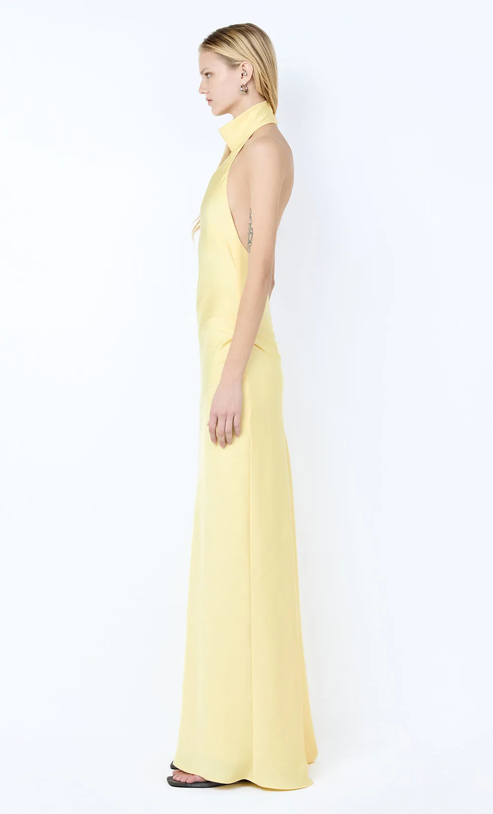 LISETTE HALTER MAXI DRESS - CITRON sold by bec + bridge product image thumbnail 3