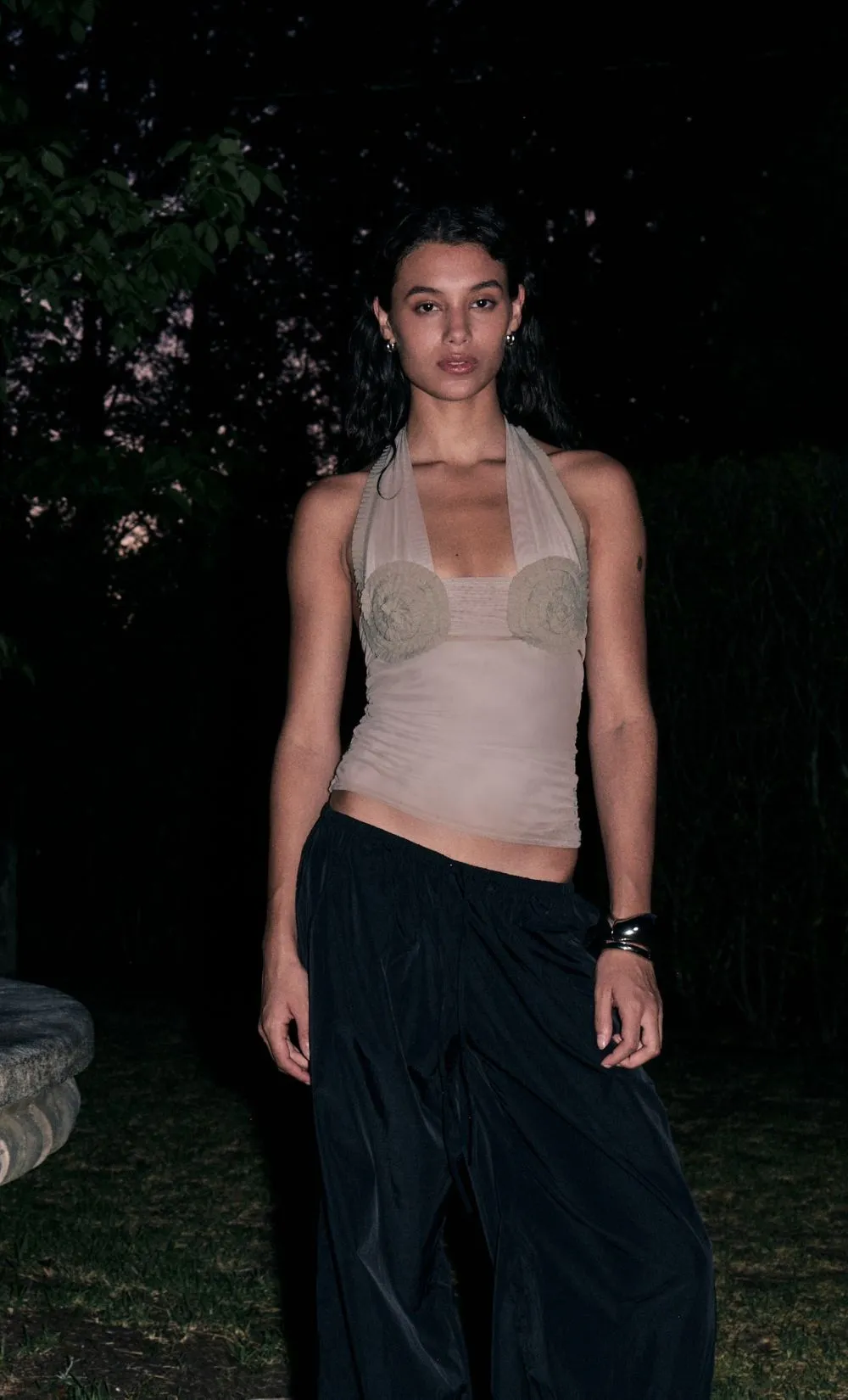 DANTE SPIRAL HALTER TOP - TAUPEE sold by bec + bridge product image thumbnail 2