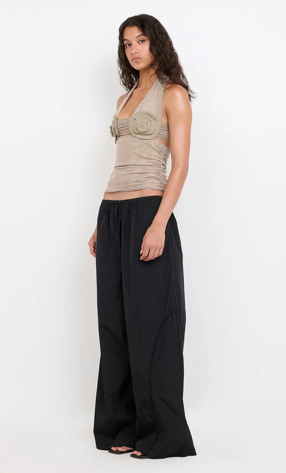DANTE SPIRAL HALTER TOP - TAUPEE sold by bec + bridge product image thumbnail 5