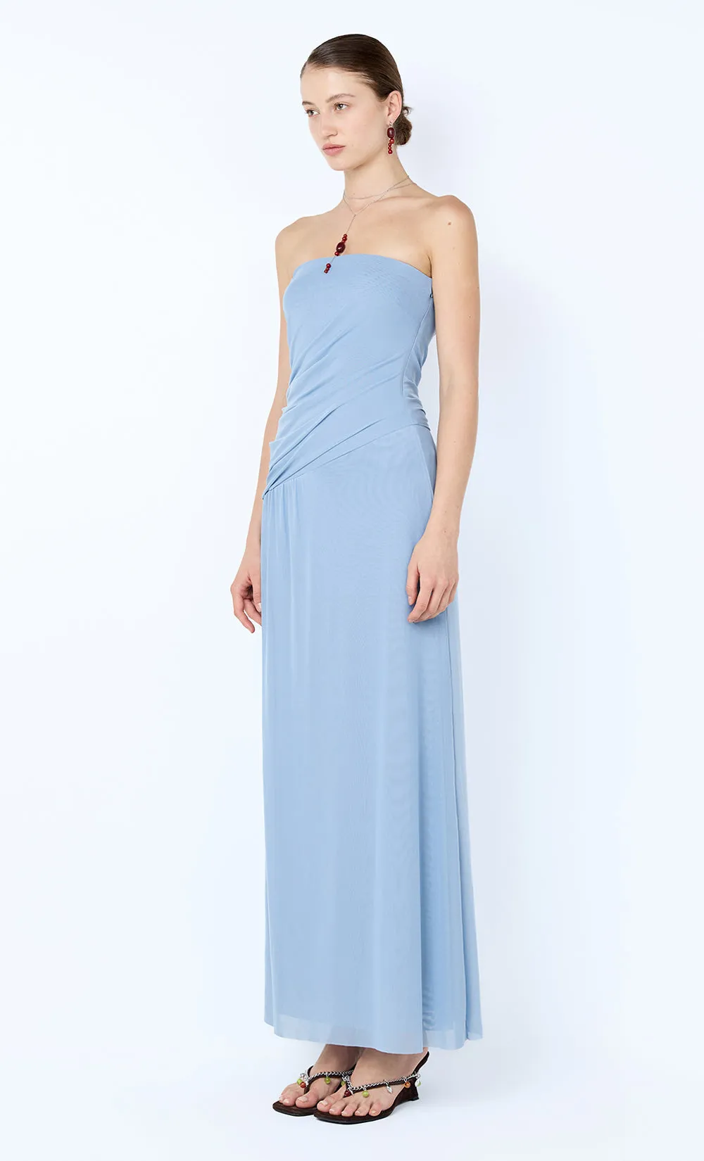 ISIDORE STRAPLESS MAXI DRESS - DENIM BLUE sold by bec + bridge product image thumbnail 2