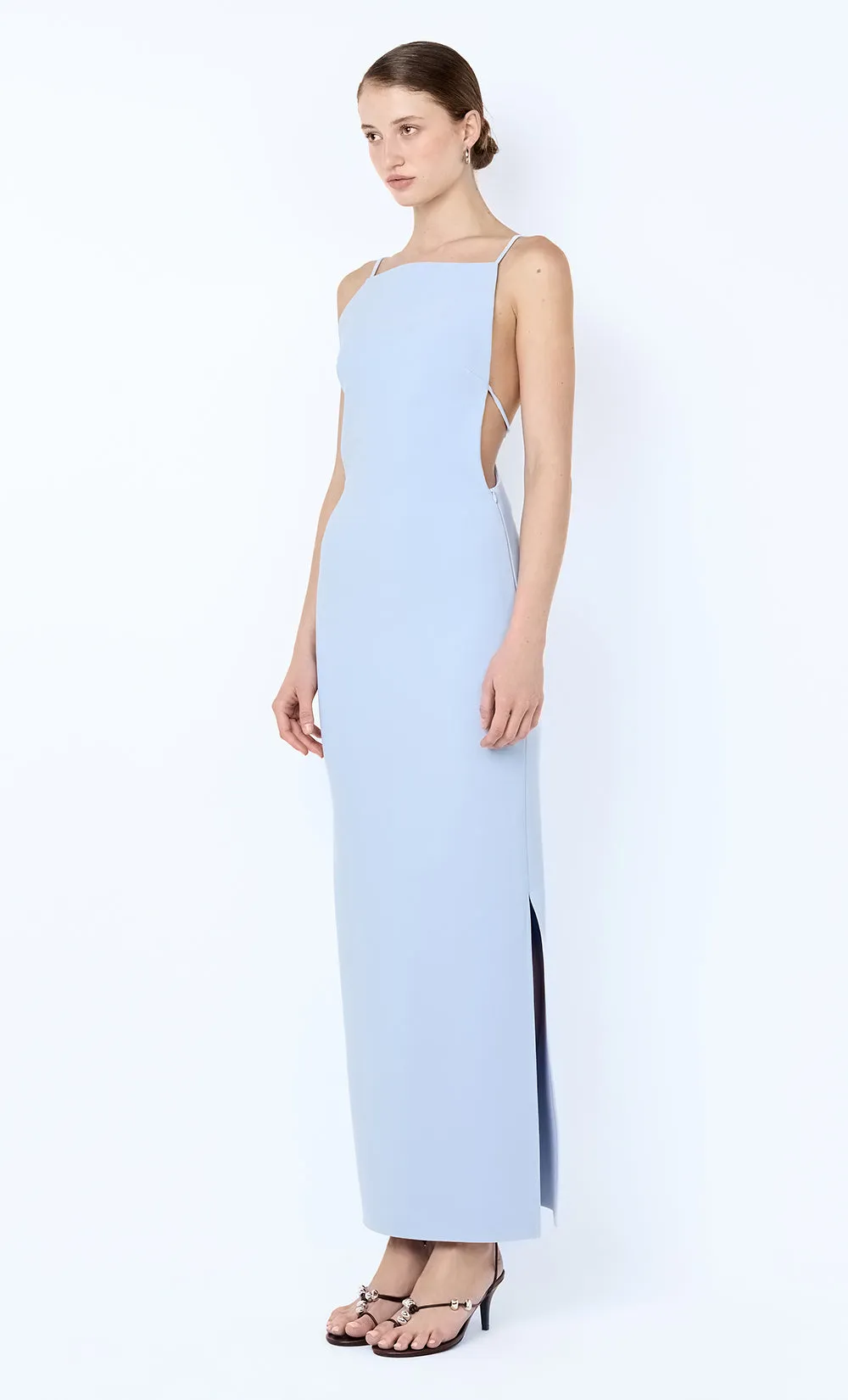 ARLENE STRAPPY MIDI DRESS - CORNFLOWER sold by bec + bridge product image thumbnail 2