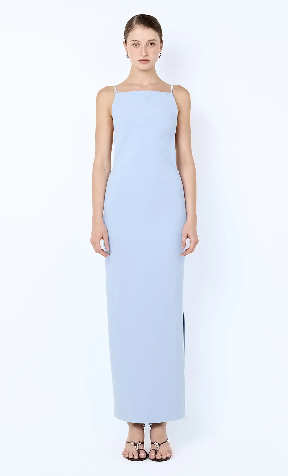 ARLENE STRAPPY MIDI DRESS - CORNFLOWER sold by bec + bridge