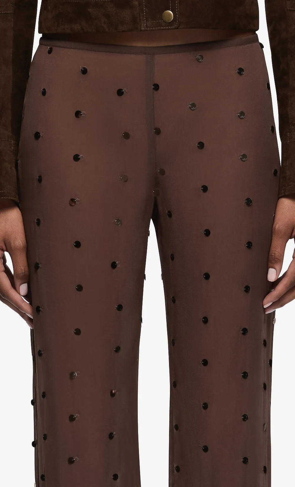 ARIELLE PANT - MILK CHOCOLATE sold by bec + bridge product image thumbnail 3