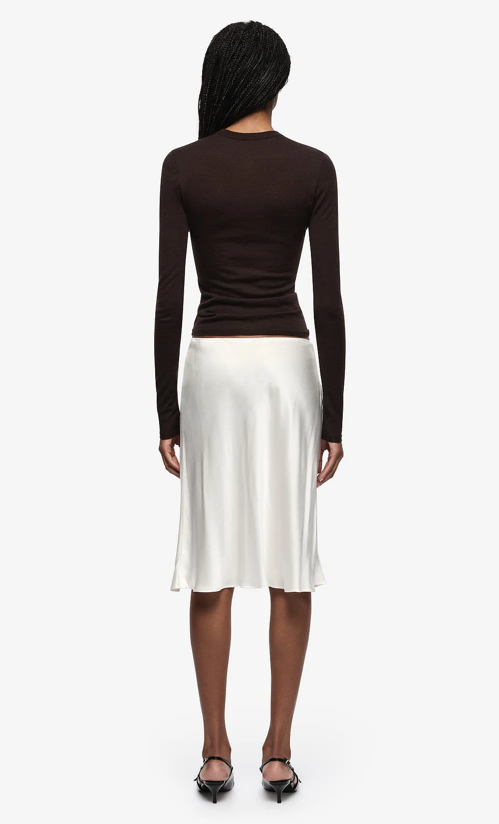 RUE LONG SLEEVE TOP - DARK CHOCOLATE sold by bec + bridge product image thumbnail 4
