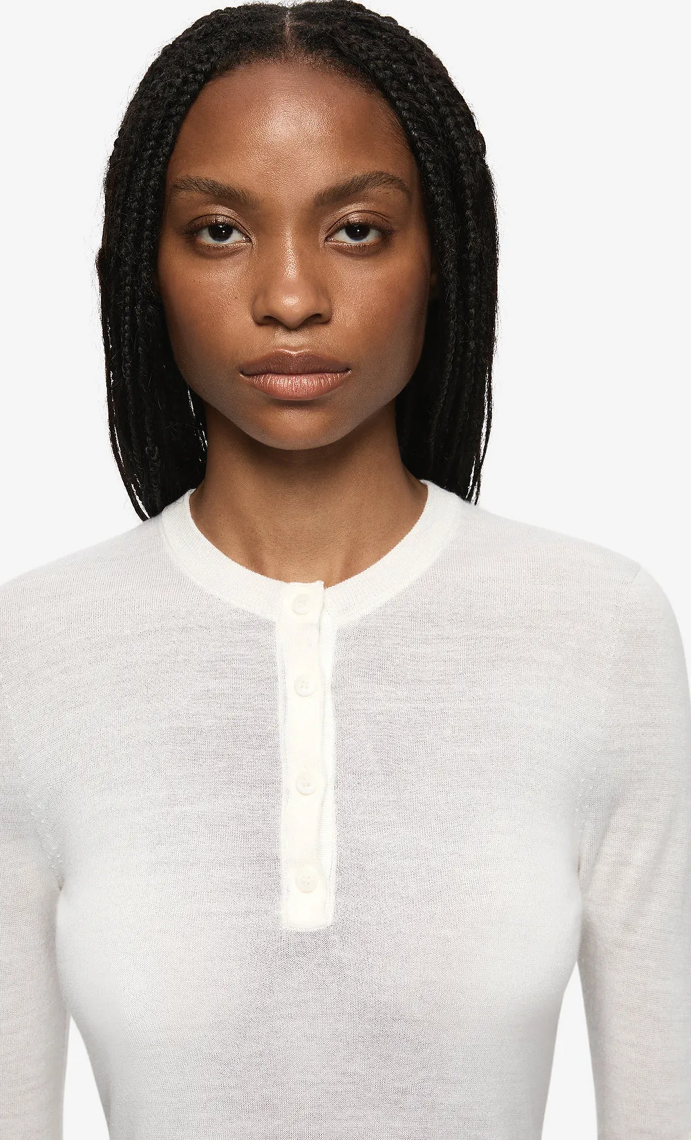 RUE LONG SLEEVE TOP - IVORY sold by bec + bridge product image thumbnail 3