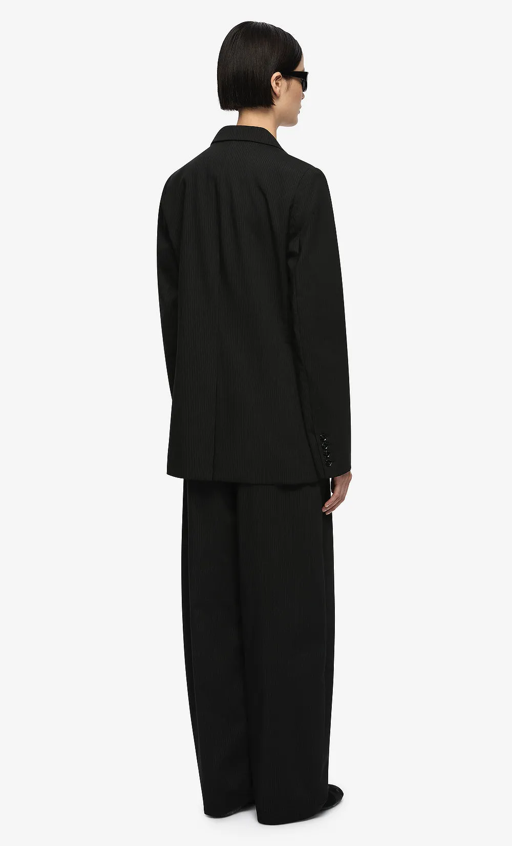 MARCELLI BLAZER - BLACK/WHITE PINSTRIPE sold by bec + bridge product image thumbnail 4