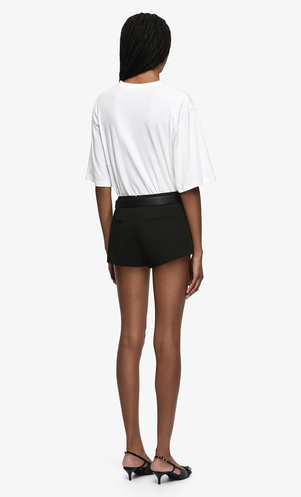 MARCELLI SHORT - BLACK/WHITE STRIPE sold by bec + bridge product image thumbnail 4