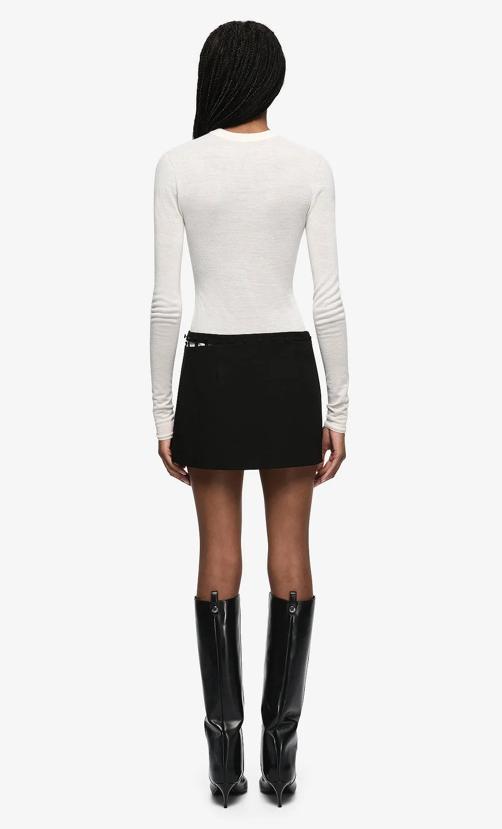 MOR MINI SKIRT - BLACK sold by bec + bridge product image thumbnail 5