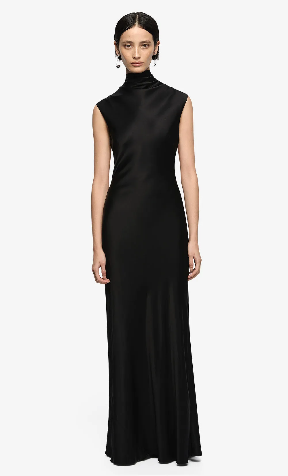 ELIAS MAXI DRESS - BLACK sold by bec + bridge product image thumbnail 3