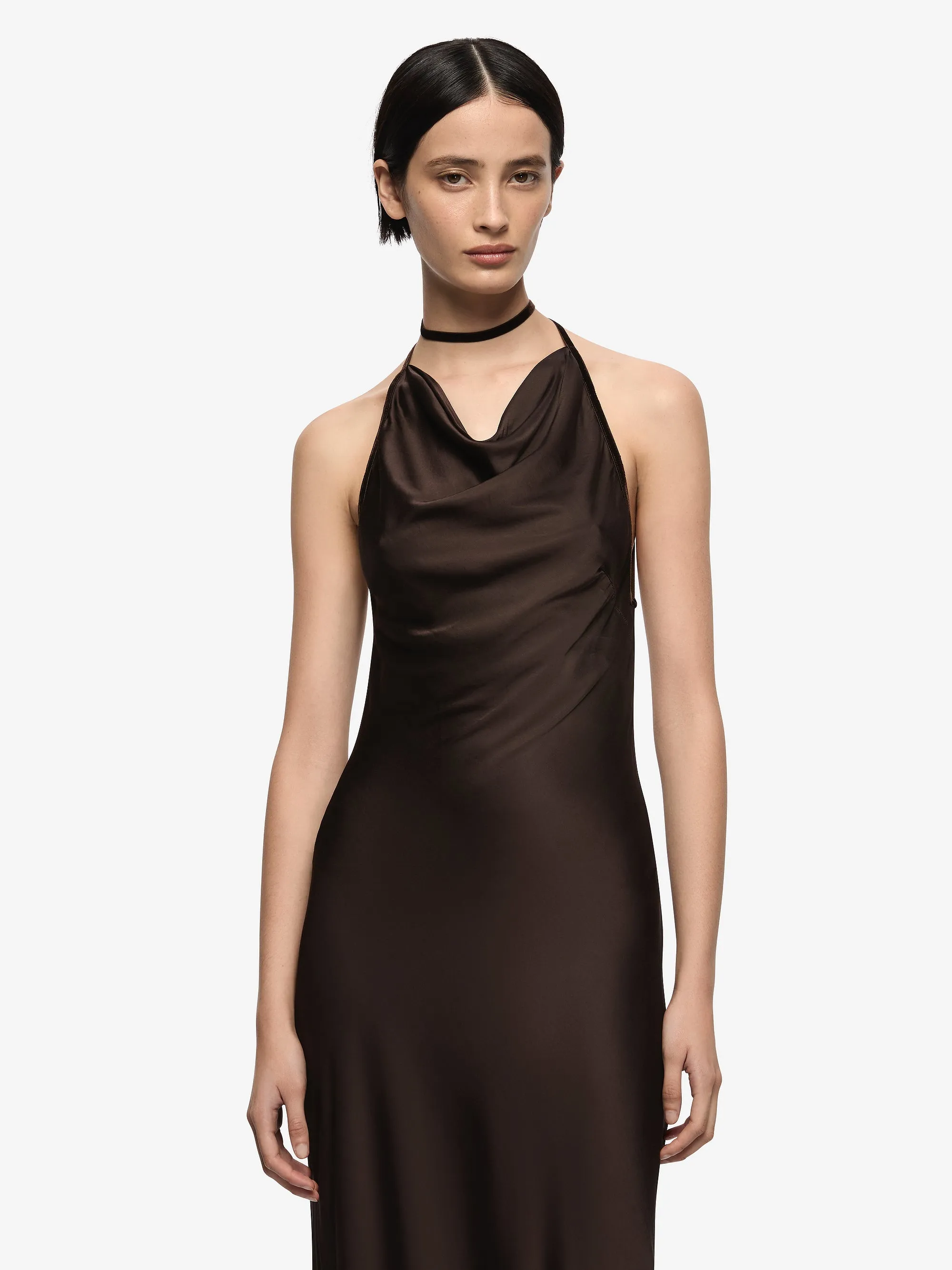 ALROSE MAXI DRESS - DARK CHOCOLATE sold by bec + bridge product image thumbnail 3